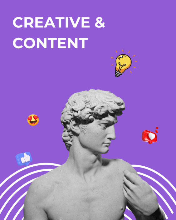 Creative & Content szolgáltatás vizuál