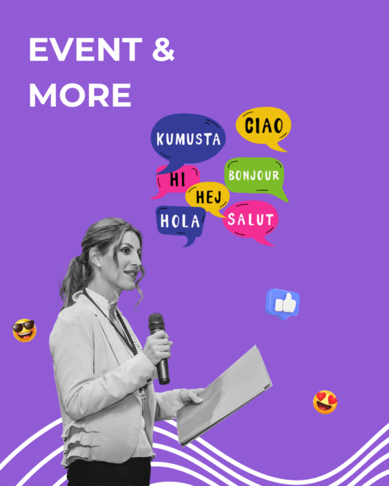 Event & More szolgáltatás vizuál