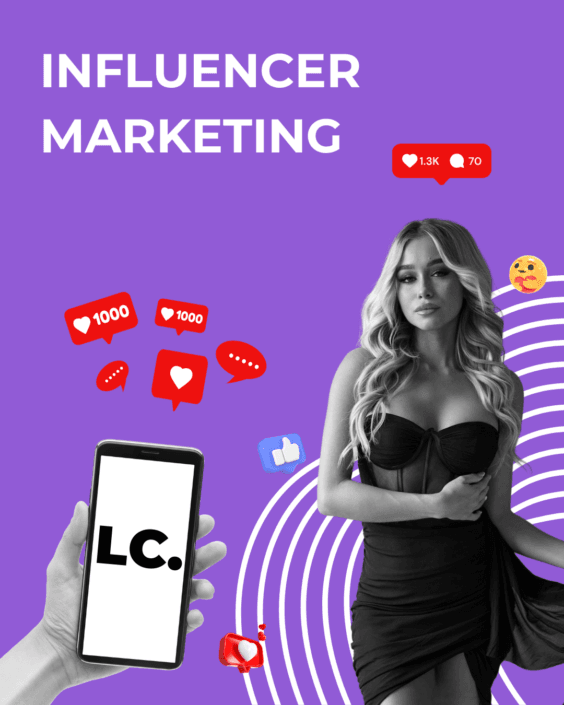Influencer Marketing szolgáltatás vizuál